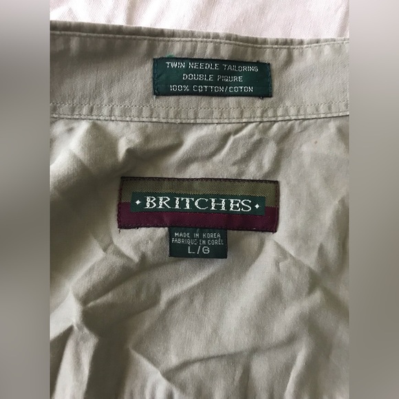 Men’s Green Short Sleeve Shirt L - Picture 3 of 3